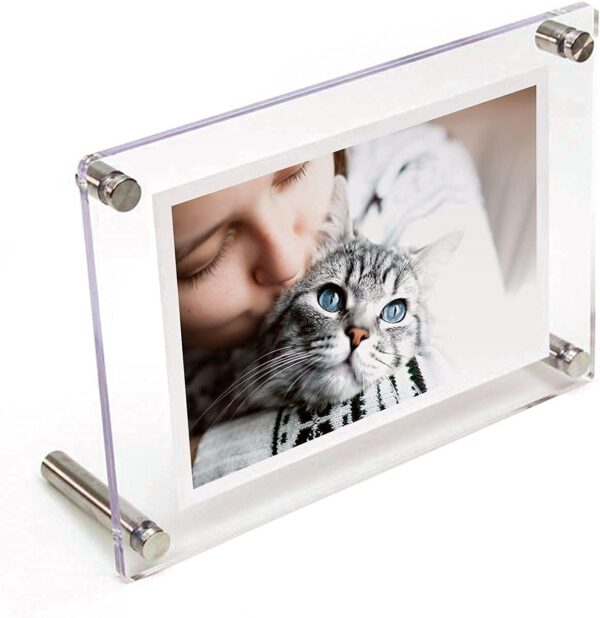 Elegant Clear Acrylic Photo Frame