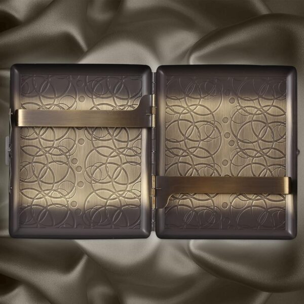Sleek Metal Cigarette Box