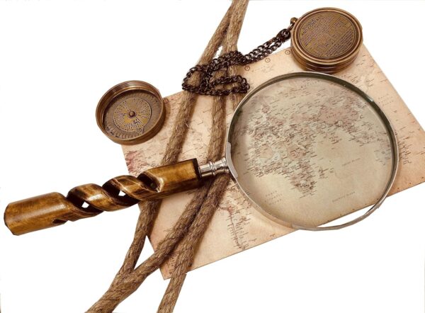 Round Bone Magnifying Glass with