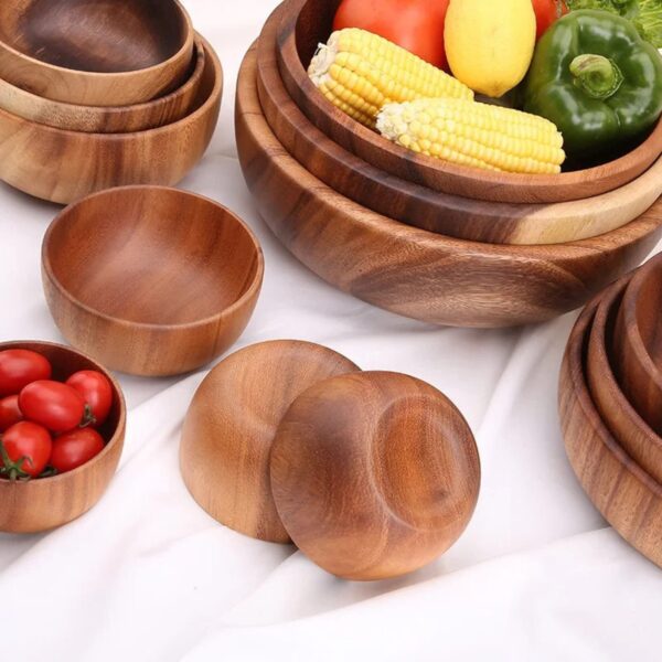 Sleek Wooden Bowl