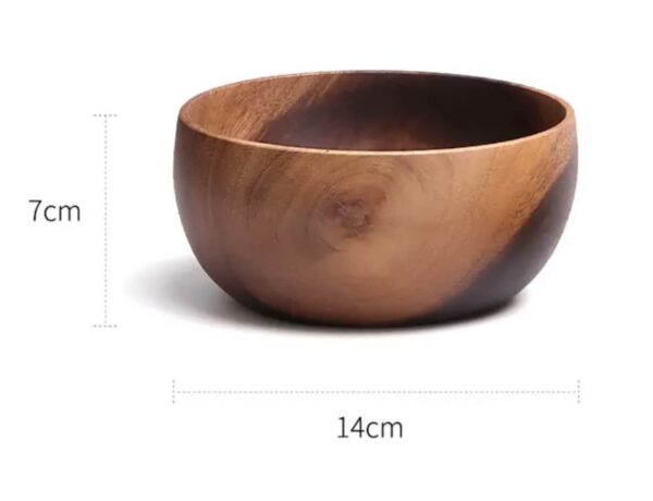 Sleek Wooden Bowl