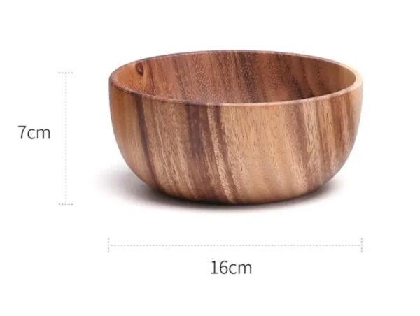 Sleek Wooden Bowl