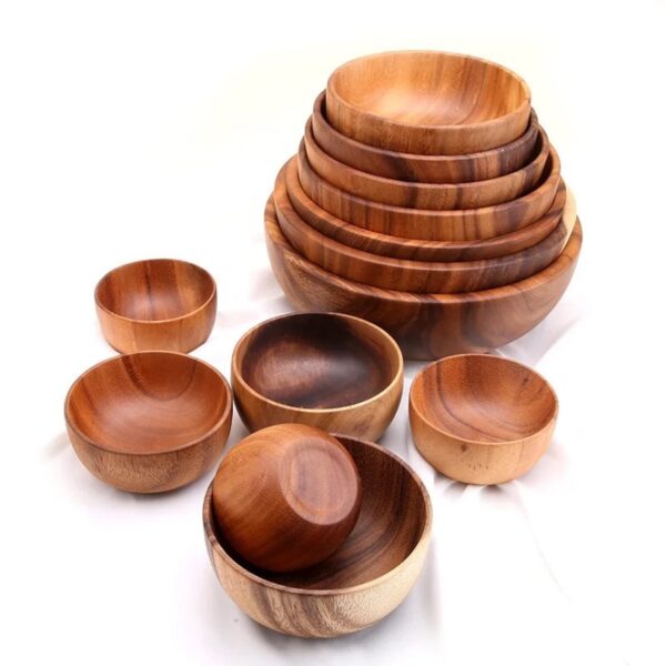 Sleek Wooden Bowl