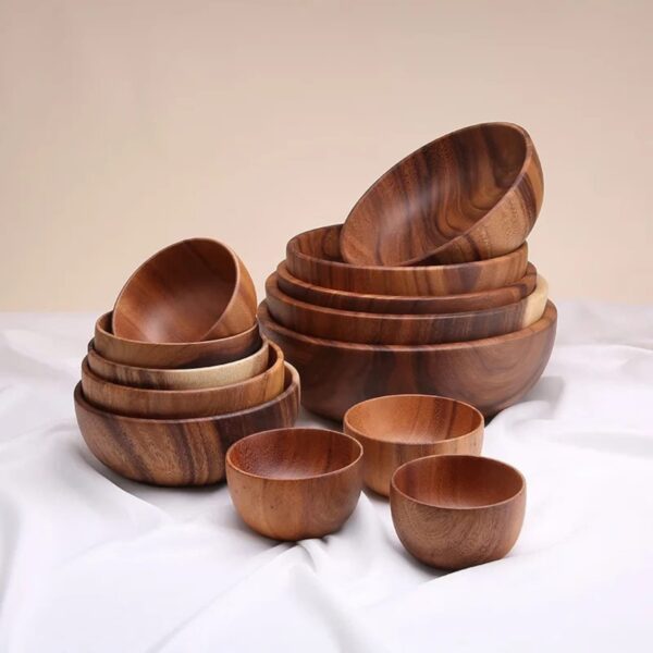 Sleek Wooden Bowl