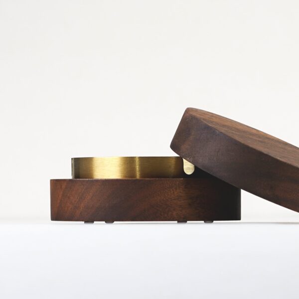 Sophisticated Wooden Cigarette Ash Tray
