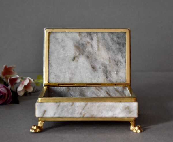 Opulent Marble Jewellery Box