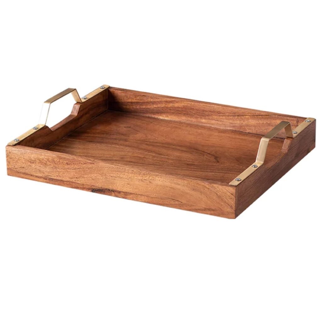Stylish Wooden Tray - Image 2