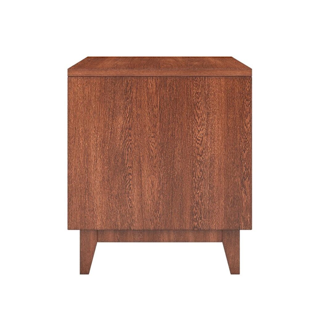 Elegant Wooden Bedside Table - Image 2