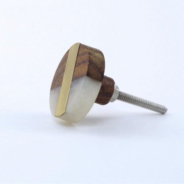 Wood & Resin Round Shape knob